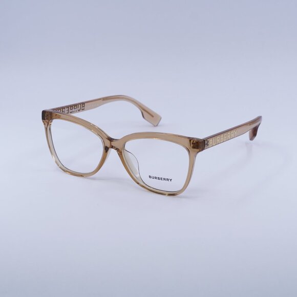 🕶️ New Burberry BE2364F 3779 Eyeglasses - Transparent Brown Frame - Picture 1 of 10